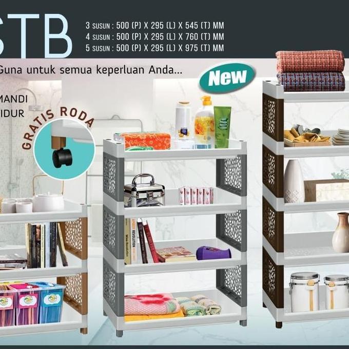 TERBARU - Rak serbaguna RSTB susun 4 tabitha