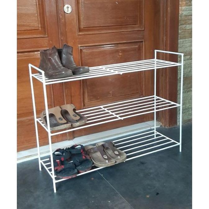 BEBAS ONGKIR - BESI BETON 8MM/NEW RAK SEPATU 3 SUSUN/RAK BUNGA BESI/RAK BUNGA MURAH