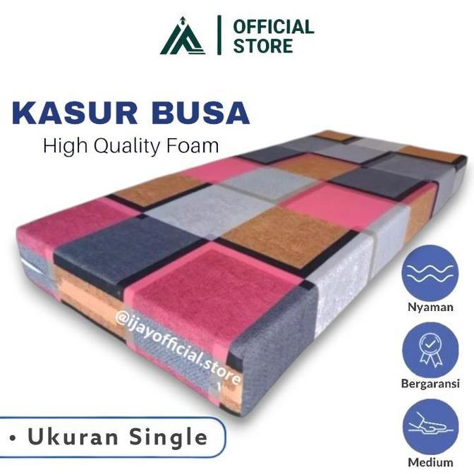 kasur busa single untuk 1 orang tebal 10cm kualitas super awet anti kempes bergaransi