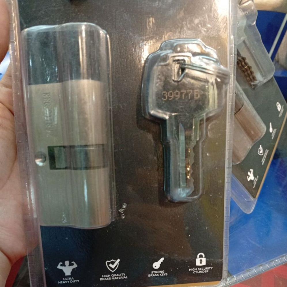 Cylinder Pintu SES 60mm SN/Gold/Cylinder Kunci Pintu SES Kuningan