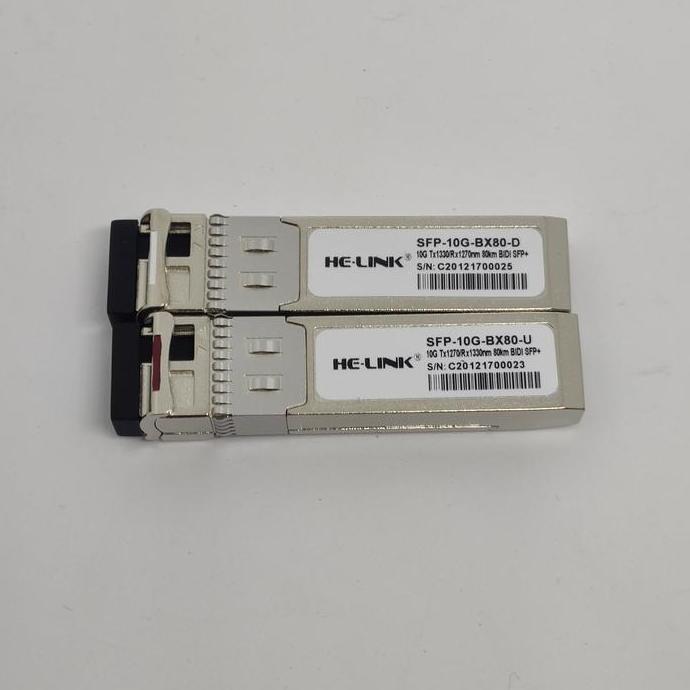 HE-LINK SFP+ 10G bidi 80km singlecore LC SFP-10G-BD-SM-80KM 1270 1330
