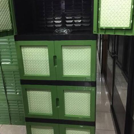 PROMO DISKON - LEMARI PLASTIK JUMBO 4SUSUN TABITHA
