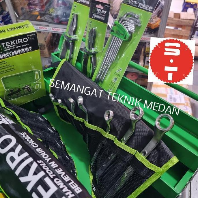 55pcs BENGKEL MOTOR MEKANIK TOOLBOX TOOL SET KIT MECHANIC BOX TEKIRO