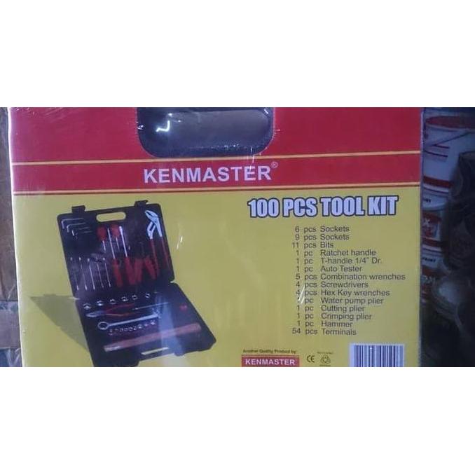 Toolkit tool kit kenmaster alat tukang lengkap