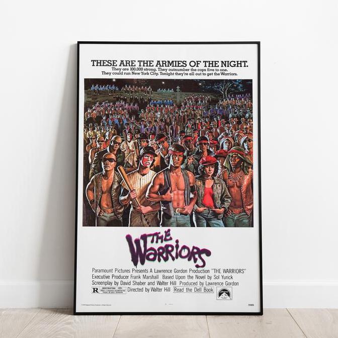 Poster Film The Warriors Frame Blok