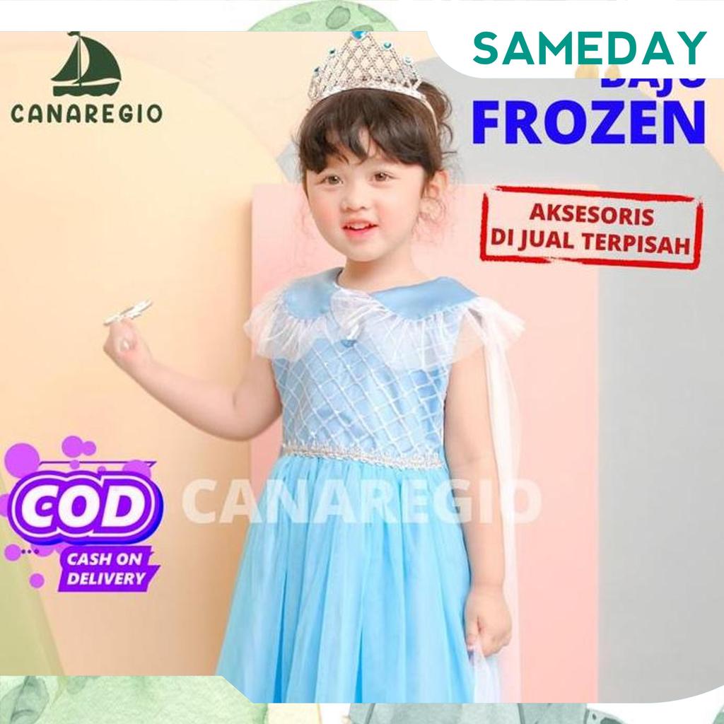 Baju Frozen Gaun Pesta Anak Frozen Baju Pesta Ulang Tahun Cosplay Frozen Anak Sameday