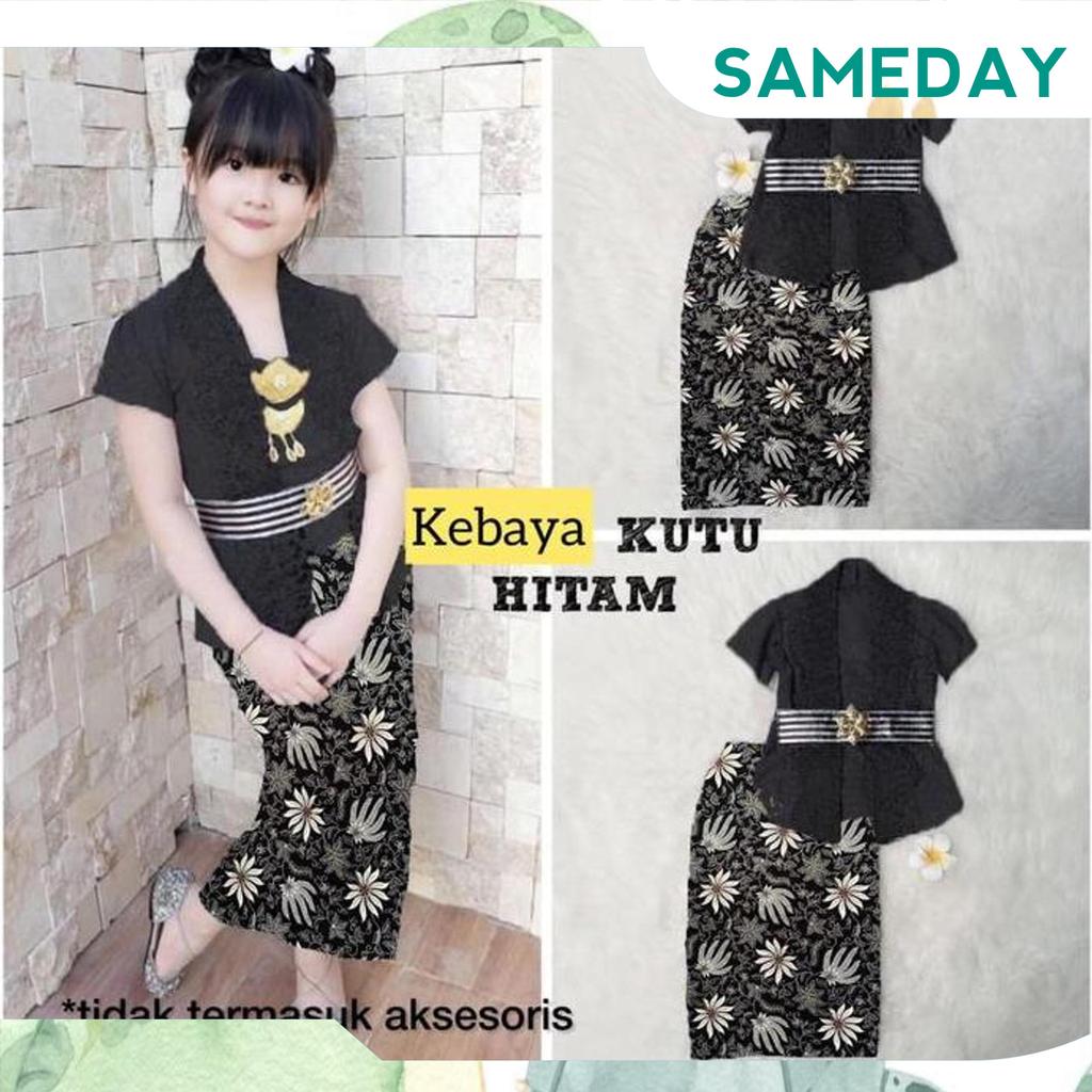 Baju Brokat Anak Perempuan Umur 4-15 Tahun Kebaya Anak Perempuan Pakaian Pesta Anak Kebaya Brukat An