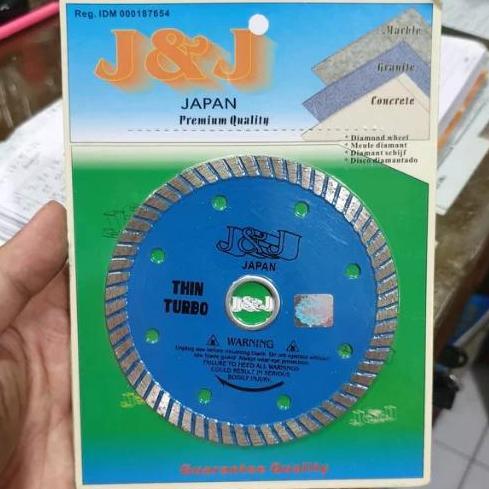 J&J JJ Diamond Wheel Mata Granit Turbo Thin 4" J&J