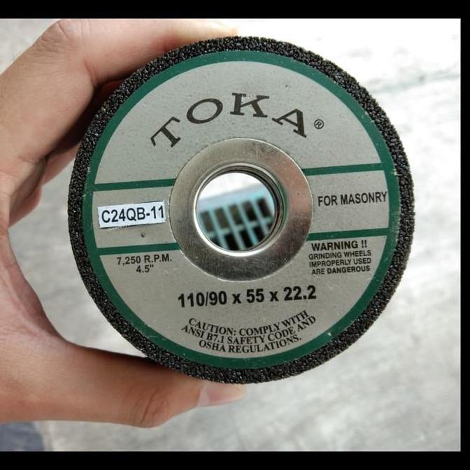 BATU GURINDA MANGKOK 4" #24 GERINDA WHEEL FOR METAL 4 Inch # 24 TOKA