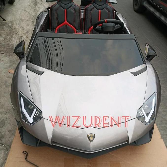 mobil aki lamborghini jumbo lisensi 24volt jumbo