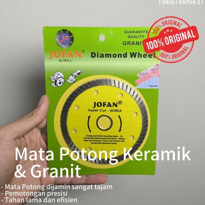 Mata Gerinda Keramik/Granit Jofan Kuning Turbo Original