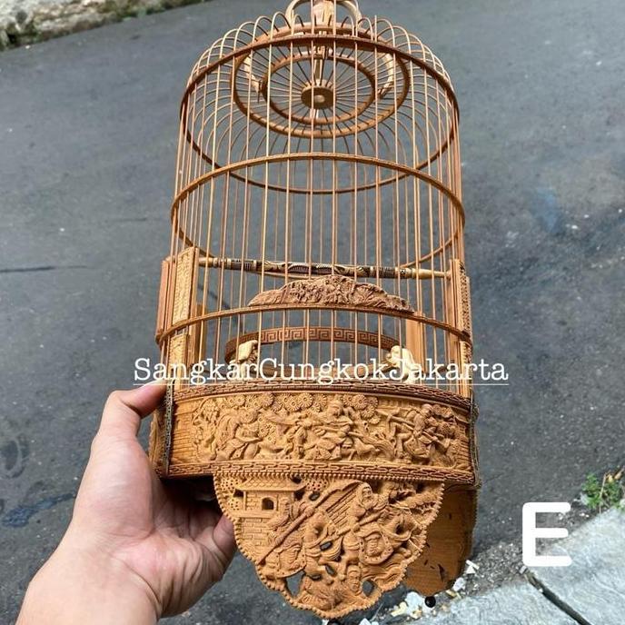 Sangkar Cungkok Pleci D22 Longchim Full Ukir 2D Ori Vietnam