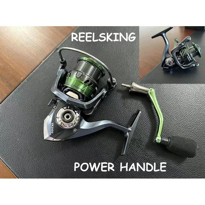 POWER HANDLE GULUNGAN PANCING REELSKING VT 2000 -7000 SPINNING REEL