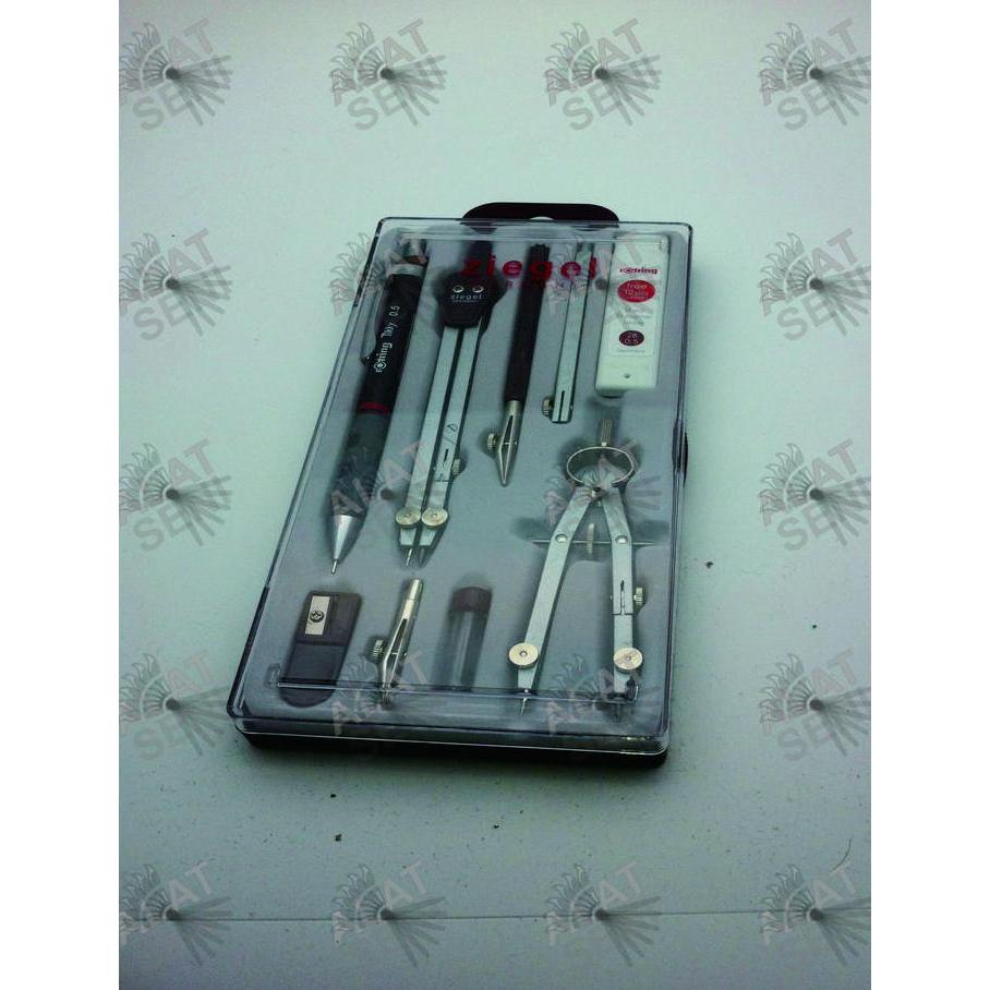 Jangka Set Rotring Ziegel Promo Premium