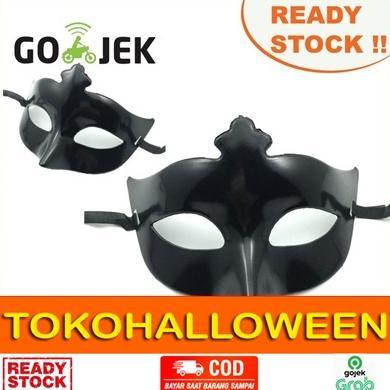 TOPENG PESTA TOPENG PARTY TOPENG HITAM POLOS TOPENG TAHUN BARU