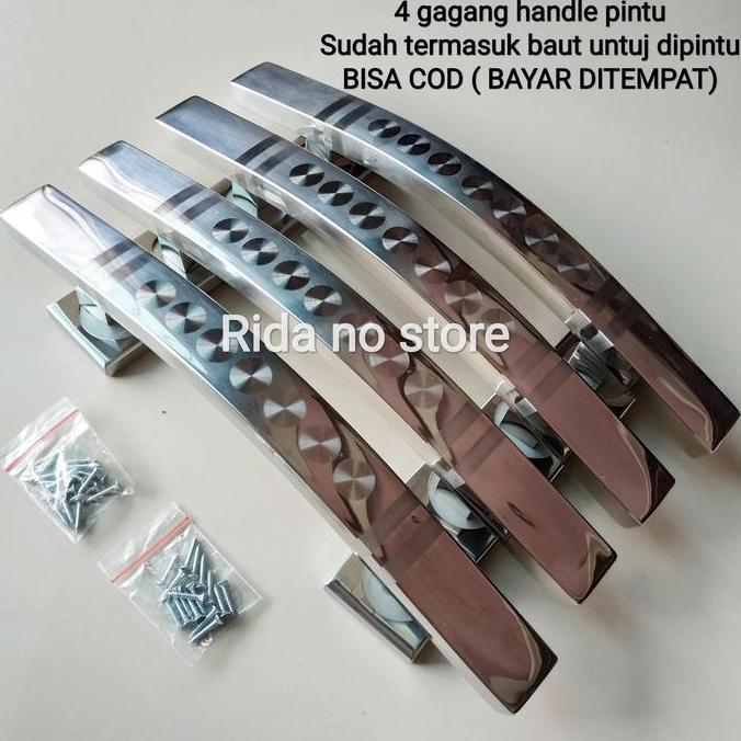 { 4 pcs } tarikan pintu rumah 2 pintu / gagang pintu rumah 2 pintu / pegangan pintu rumah 2 pintu