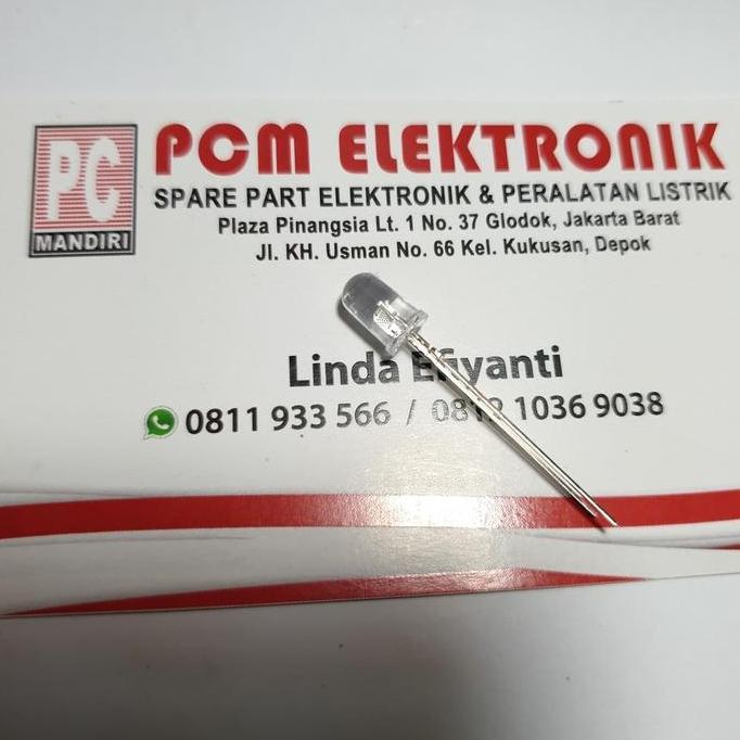 Terbaru Dioda LED 5mm putih nyala merah kedip kedip pcmpu55 Buru Order