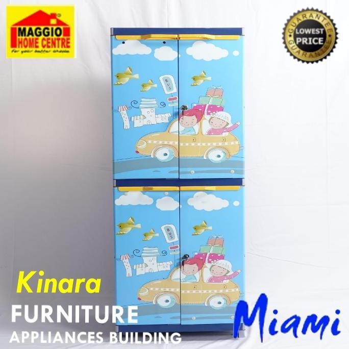 TERMURAH - LEMARI PLASTIK 2 PINTU - LEMARI ANAK PLASTIK 2 PINTU - KINARA - MIAMI
