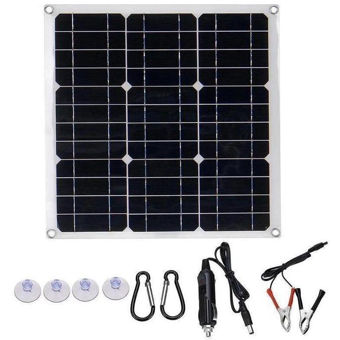 Solar Panel 60W/100W SOLAR PANEL PANEL SURYA PEMBANGKITTENAGA-MATAHARI-WATERPROOF-PAPAN-SOLAR-PANEL-