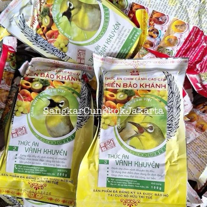 Voer HBK 1 HBK 2 Pleci Pakan Burung Import Mata Puteh High Protein SAMD