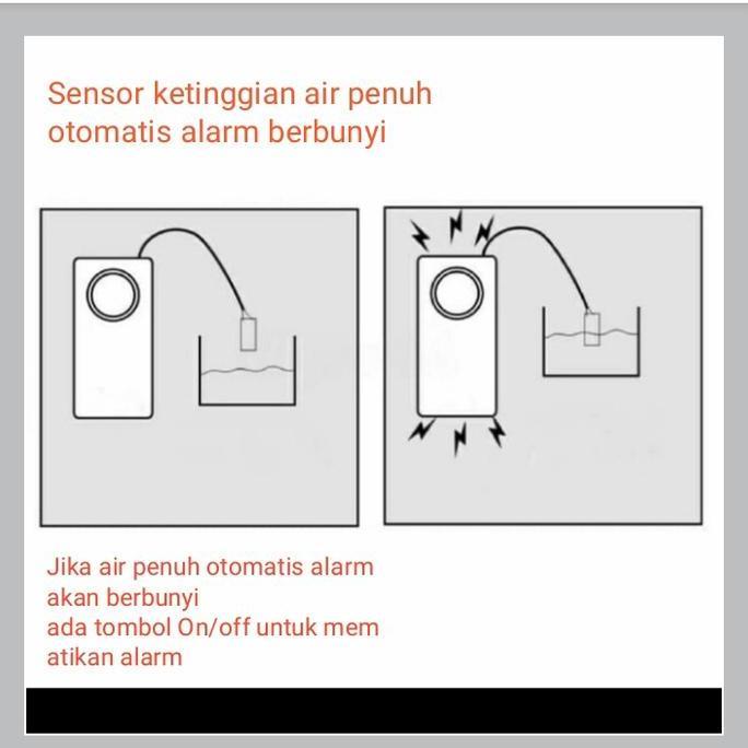sensor air alarm bak tandon kebocoran banjir alarm air