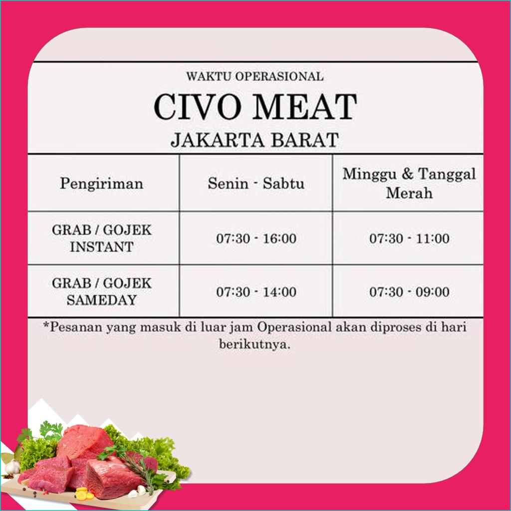 Ribs / Iga Babi Import - Paikut Babi Import Potong Sop 500 Gram Baru