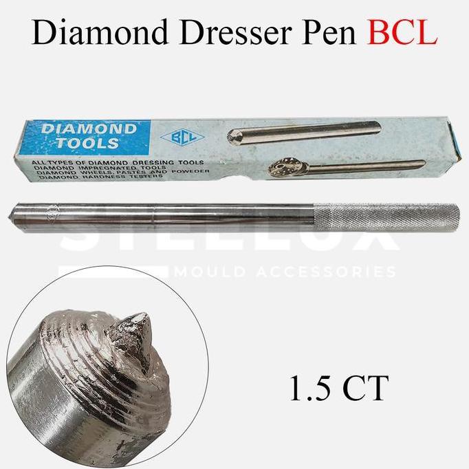 Diamond Dresser BCL 1.5 CT 1/2" Panjang 8" Inci Inch In Mata Intan Dressing Tool 12.7 x 200 mm 12.7x