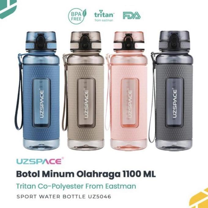UZSPACE Botol Minum Olahraga Sport Outdoor Water Bottle Jogging