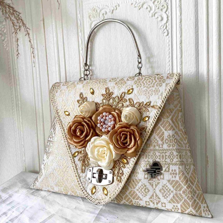 PSH Tas Pesta Songket Tas Wanita Premium Songket Terbaru