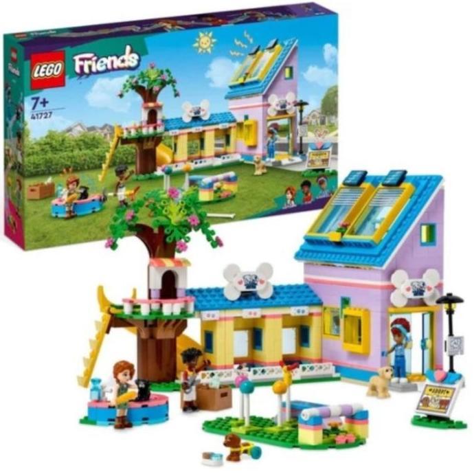 Lego Friends 41727 Dog Rescue Centre Building Toy Set Rumah Sakit Hewan dengan Pet Dog 617 Pcs