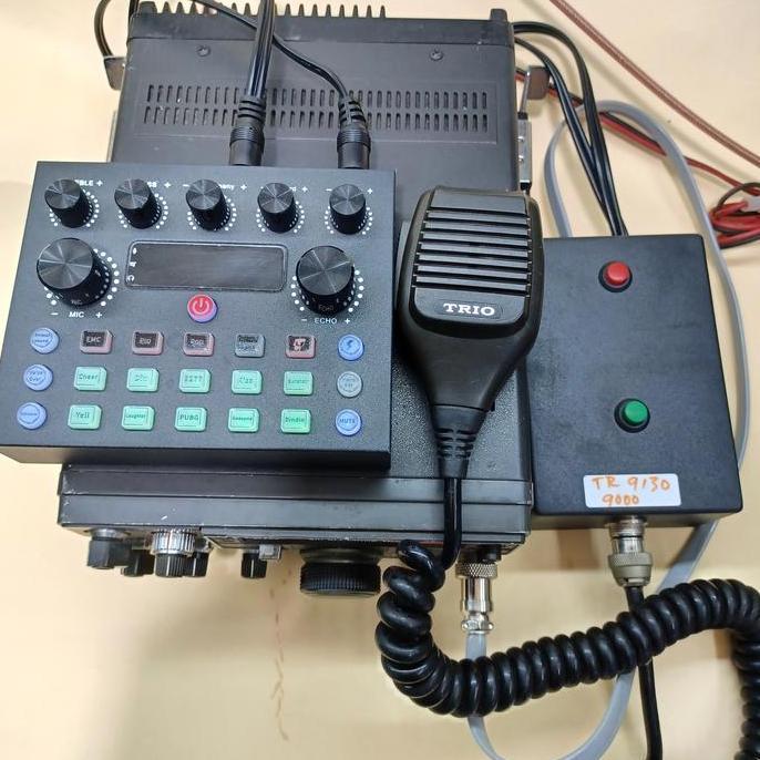 PTT BOX SOUNDCARD V8S UNTUK RIG TRIO TR-9000