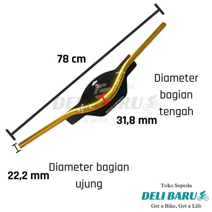 Syte Stang Oversize Handlebar Alloy 31.8 Panjang 78 Cm Sepeda Mtb Kualitas Terbaik Harga Termurah