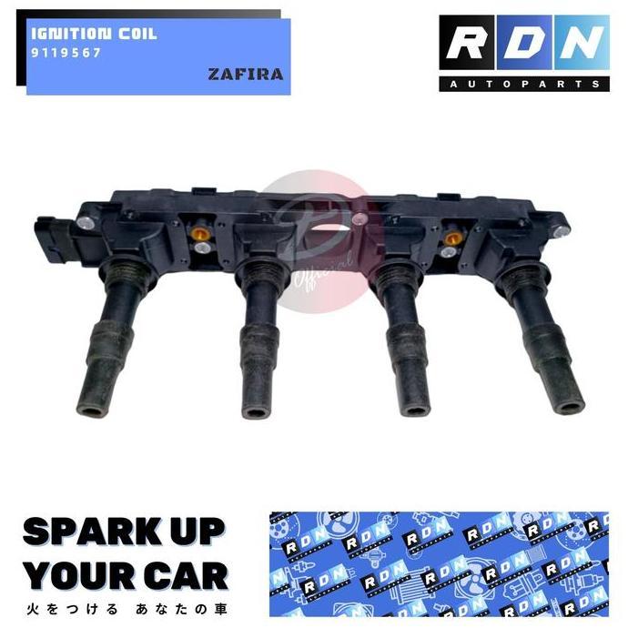 KOIL IGNITION COIL CHEVROLET ZAFIRA 9119567 90536194 RDN AUTOPARTS ORI