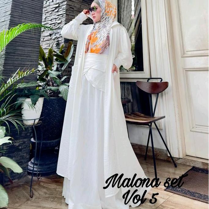 Setelan pakaian malona set baenetta Terlaris