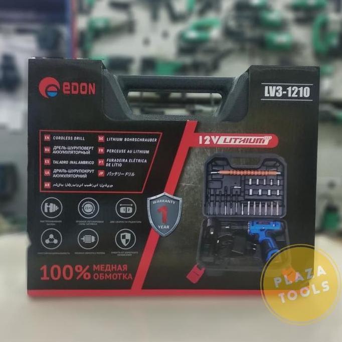 Bor Baterai Edon / Cordless Drill Edon LV3-1210 EDON 12 V
