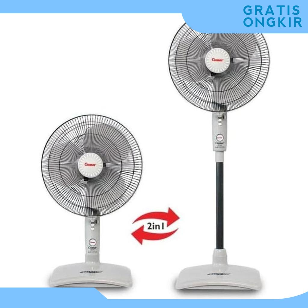 Kipas Angin Cosmos 16 Inch Sn Twino / Stand Fan Cosmos 16 Sn Twino