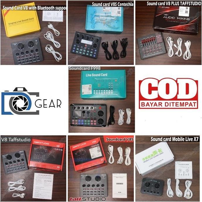 Paket komplit Microphone BM-800 Soundcard V8 Taffstudio