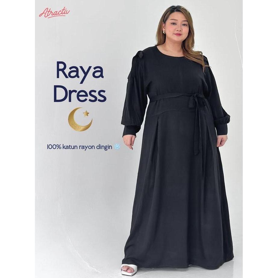 ATRACTIV Dress Lebaran Big Size LD130 LD135 LD142 Gamis Lebaran Jumbo Terlaris