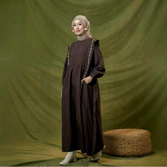 Gamis Syar'i ZM Zaskia Mecca - Bany Blue Dress  Indonesia Terlaris