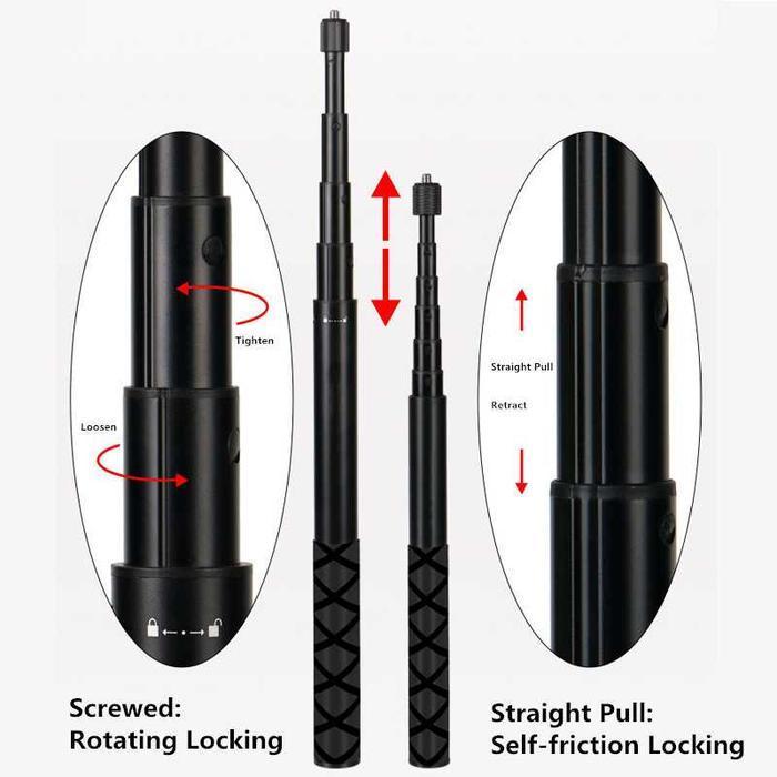 Studio Tongsis Selfie Stick Ultra Long Invisible Insta360 Gopro - Yz502/Yz525/Yz511/Yz520