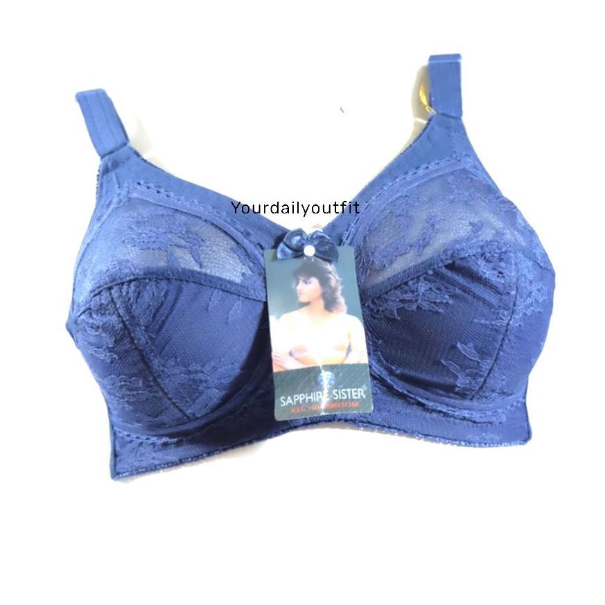 Bh Sister Sapphire Sister Bra Classic Tanpa busa dan Tanpa Kawat Original / BH Sister Orisinil