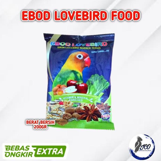 TERBARU EBOD LOVEBIRD PAKAN BURUNG LOVEBIRD EBOD LOVEBIRD KEMASAN PLASTIK