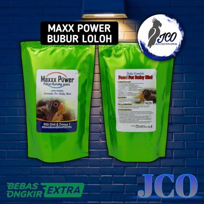 TERBARU PAKAN LOLOHAN BURUNG LOVEBIRD PARKIT MAXX POWER BUBUR LOLOH BURUNG BISA GOSEND