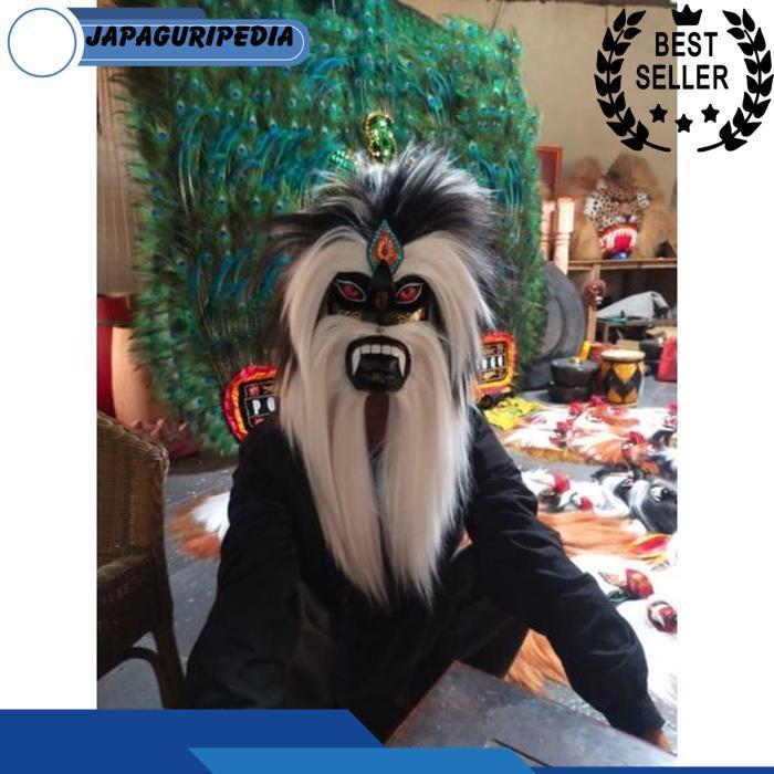 Topeng Bujang Ganong Topeng Ganongan Ponorogo Topeng  Hitam [Br 1111]