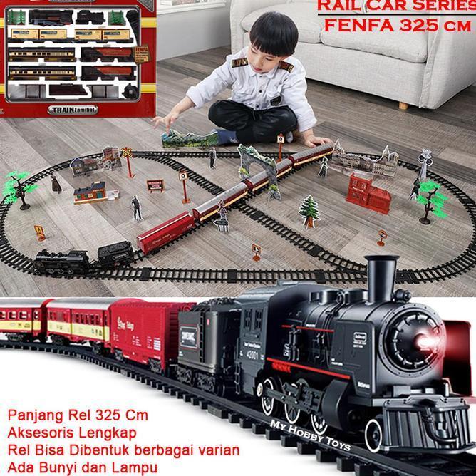 Mainan Anak Kereta Api Set Train Fenfa Panjang 325 Cm Kado Anak Ultah