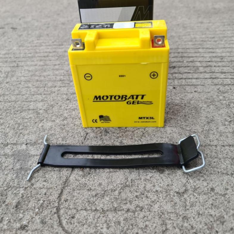 Aki motobatt rx king plus karet tali aki