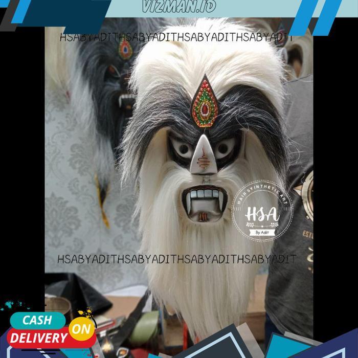 Topeng Ganongan/Bujang Ganong Rambut Putih [Br 1111]