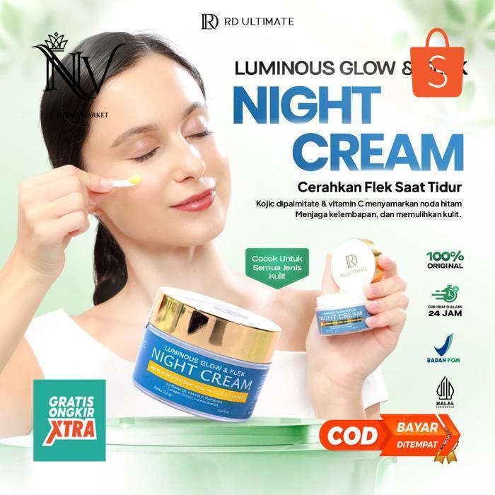 io-98 CREAM RD ULTIMATE - PAKET FLEK FREE SERUM GOLD UNTUK ATASI NODA HITAM PADA WAJAH DAN ANTI AGIN
