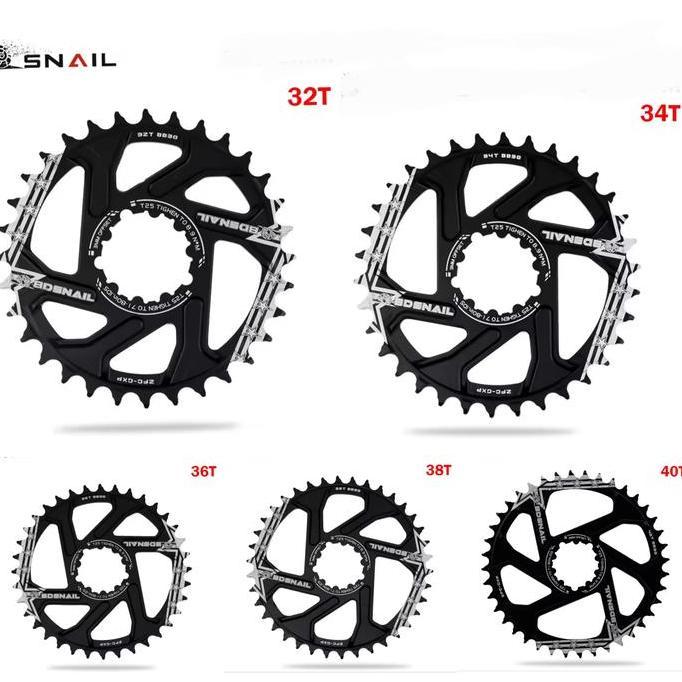 PROMO DISKON - Snail Chainring GXP 36T Chain ring Crank GXP Direct Mount