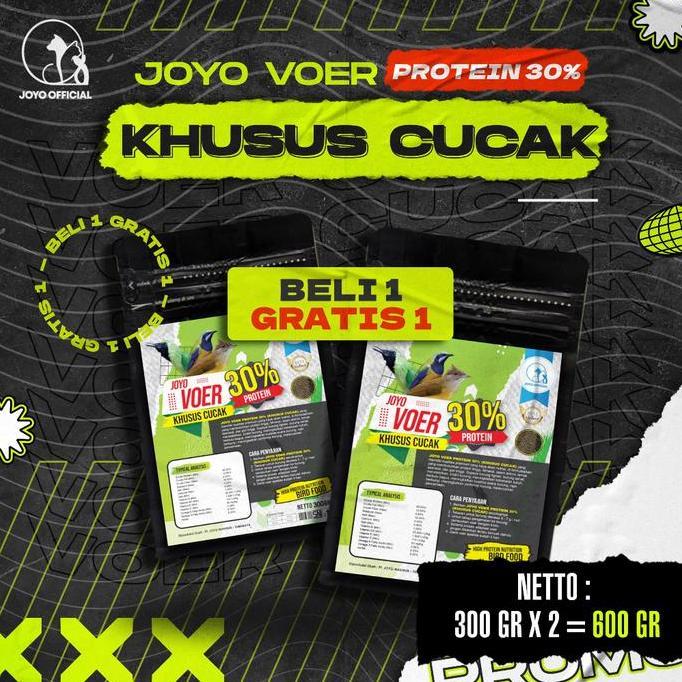 TERMURAH - BELI 1 GRATIS 1 MAKANAN BURUNG CUCAK | VOER BURUNG CUCAK | VOER HARIAN | VOER NUTRISI KOM